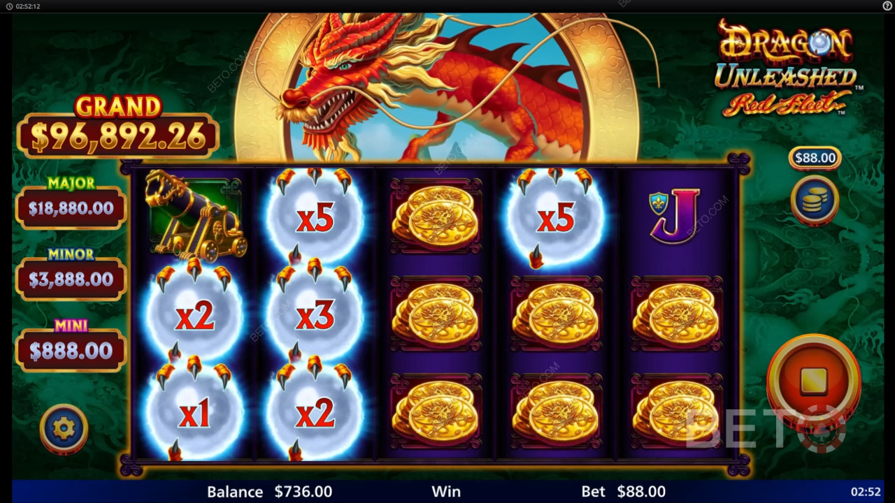 Dragon Unleashed - รีวิว Red Fleet โดย BETO Slots