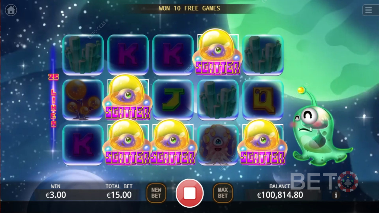 รีวิว Alien Tour โดย BETO Slots