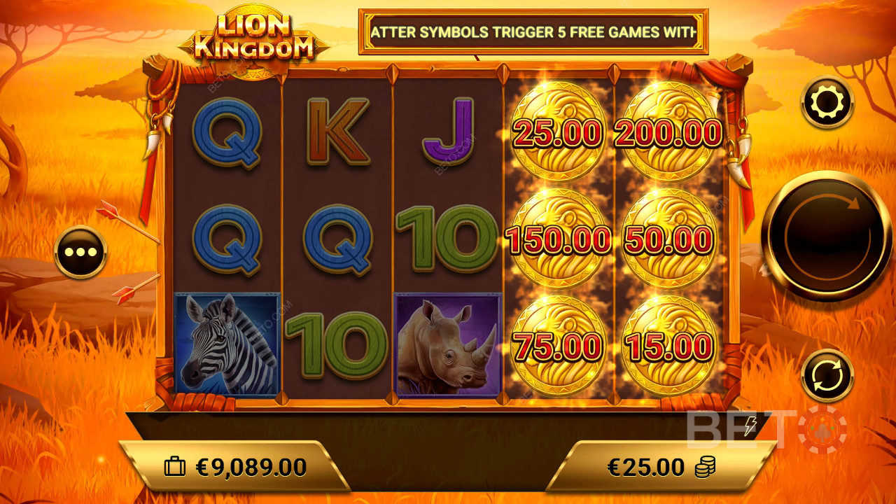 รีวิว Lion Kingdom โดย BETO Slots