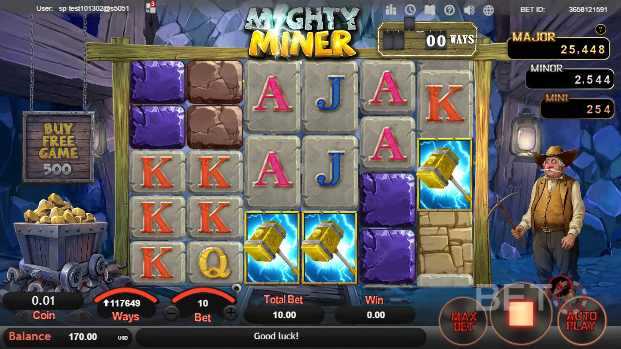 Mighty Miner เล่นฟรี