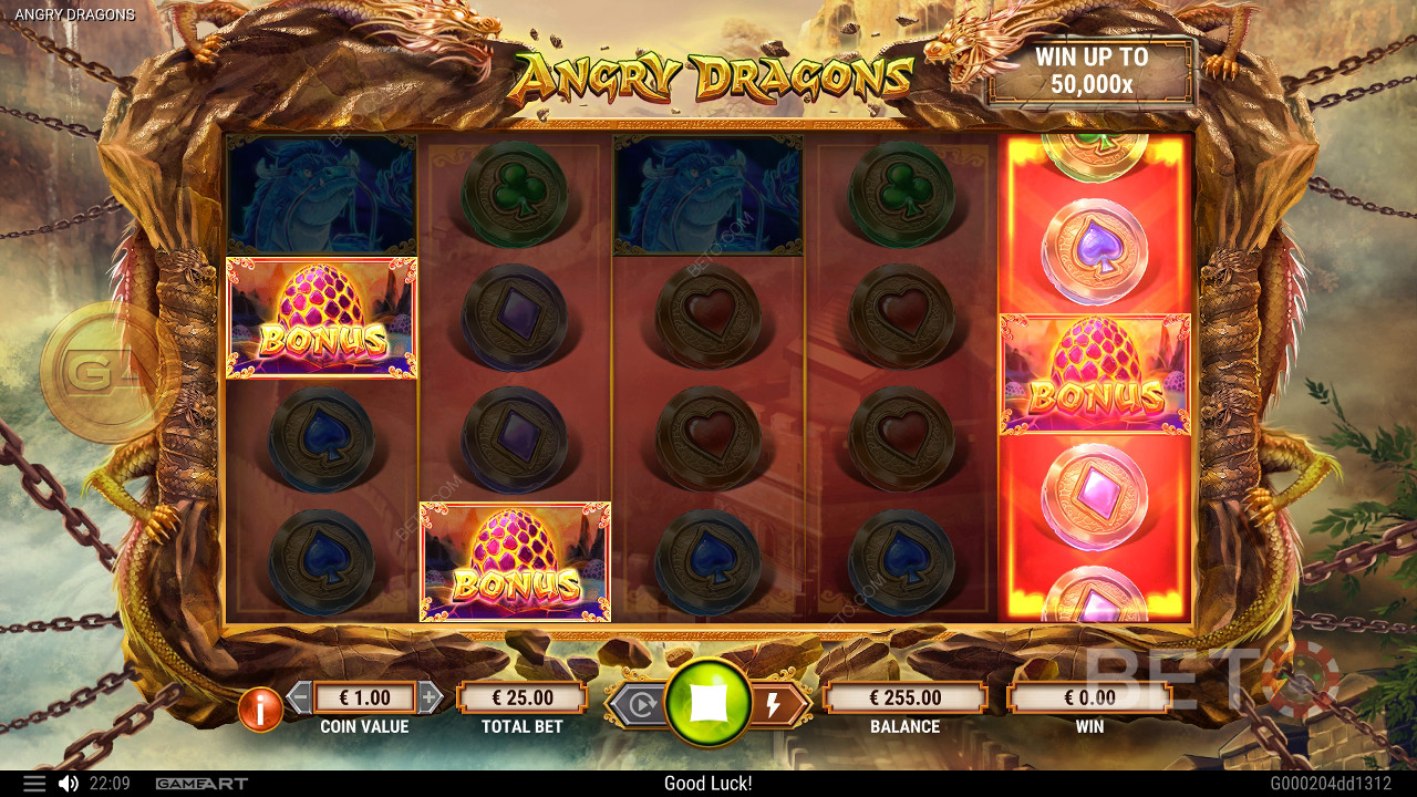 รีวิว Angry Dragons โดย BETO Slots
