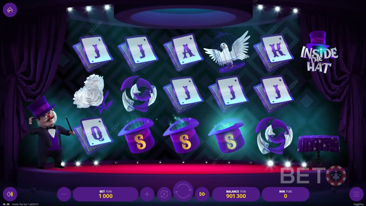 รีวิว Inside The Hat โดย BETO Slots