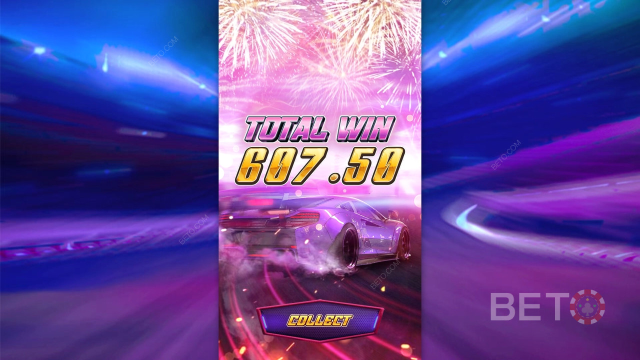 รับรางวัล 8,345 เท่าของเงินเดิมพันของคุณใน Speed Winner Video Slot!