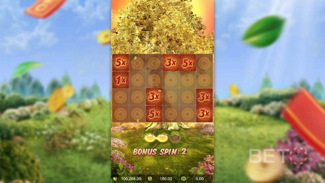 ชนะ 1,513 เท่าของการเดิมพันของคุณในสล็อตออนไลน์ Prosperity Fortune Tree!
