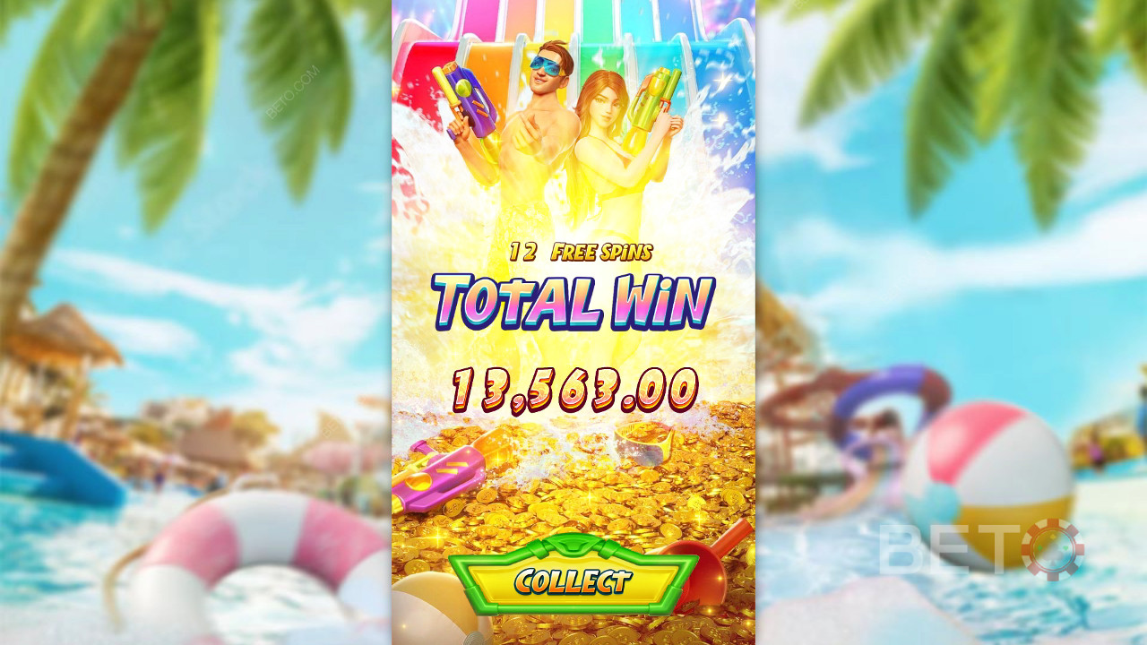คำอธิบายฟีเจอร์โบนัสใน Songkran Splash โดย PG Soft