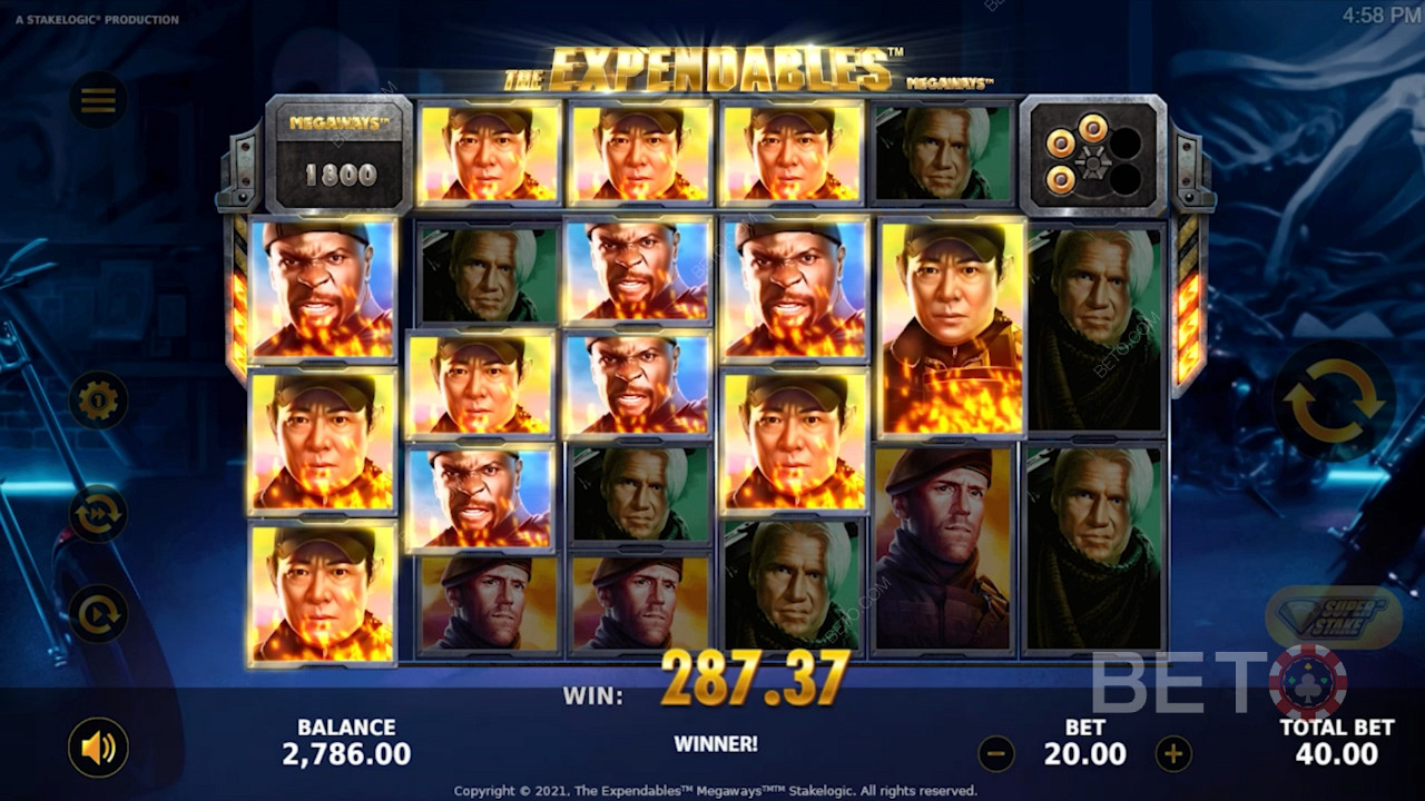 The Expendables New Mission Megaways เล่นฟรี