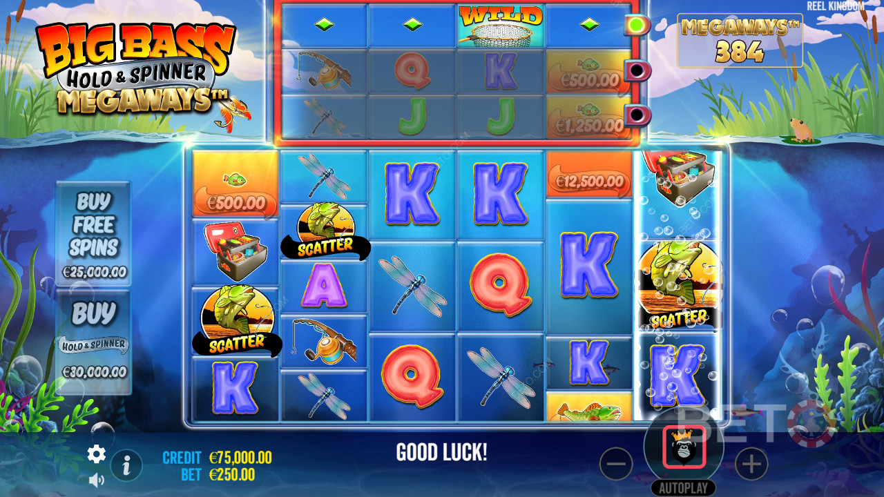 รีวิว Big Bass Hold และ Spinner Megaways โดย BETO Slots