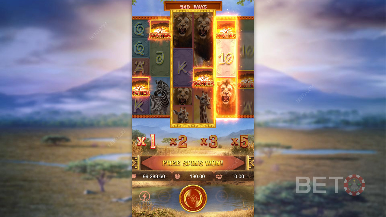 รีวิว Safari Wilds โดย BETO Slots