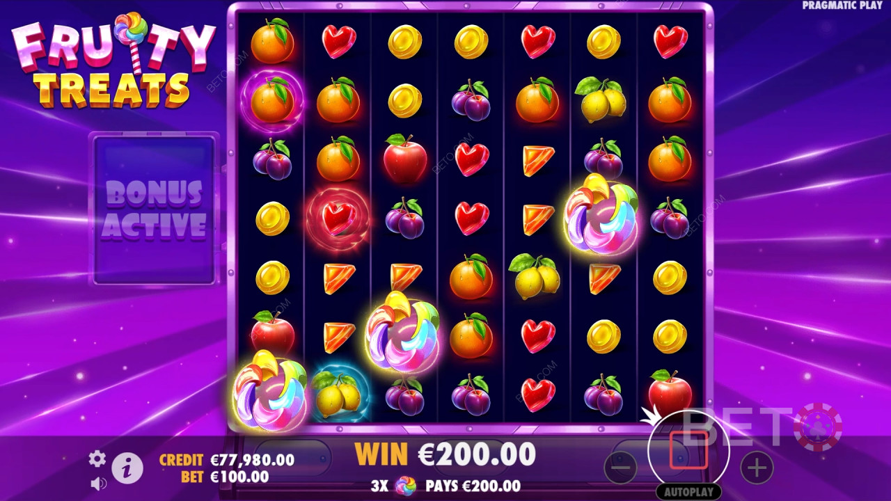รีวิว Fruity Treats โดย BETO Slots