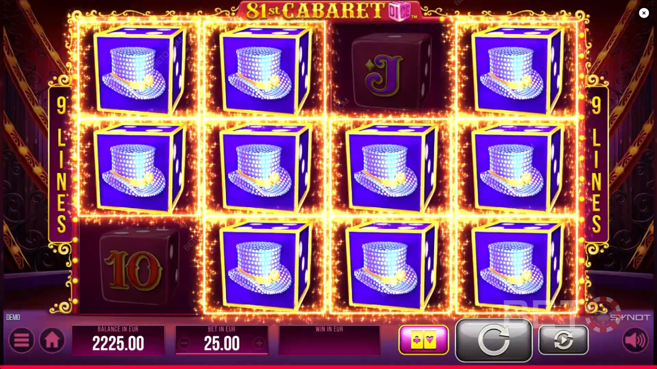 รีวิว 81st Cabaret Dice โดย BETO Slots