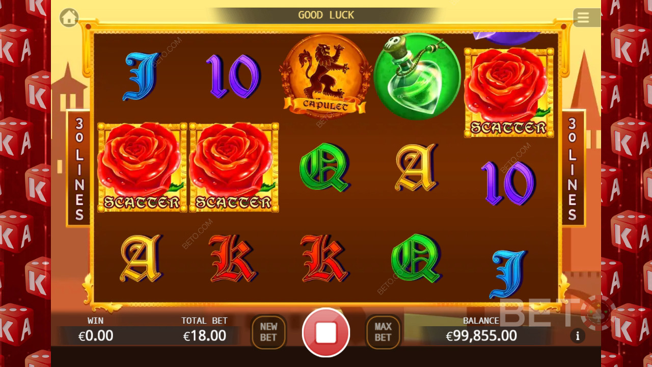 รีวิว Romeo and Juliet โดย BETO Slots