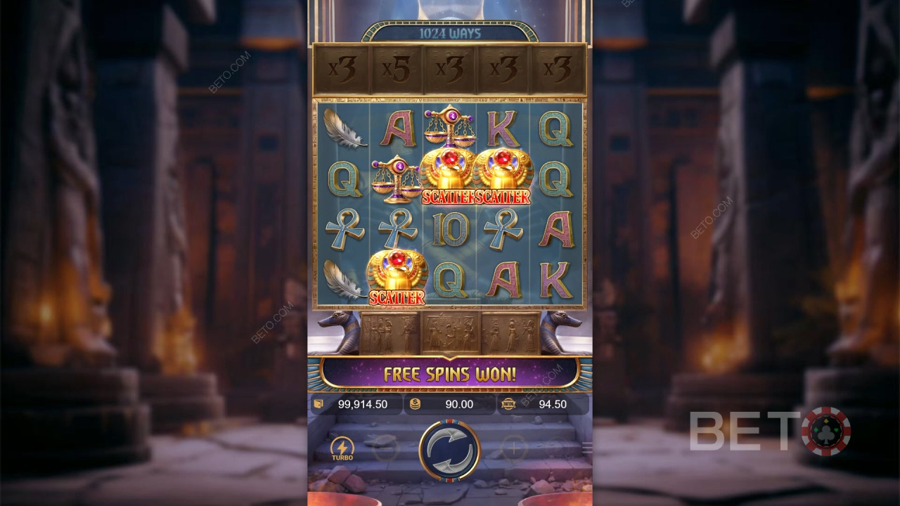 วิธีเล่น Anubis Wrath ของ PG Soft