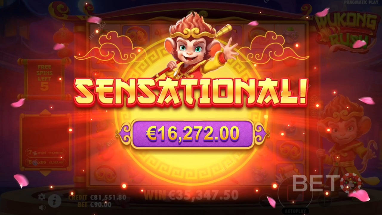 Monkey King Rush เล่นฟรี