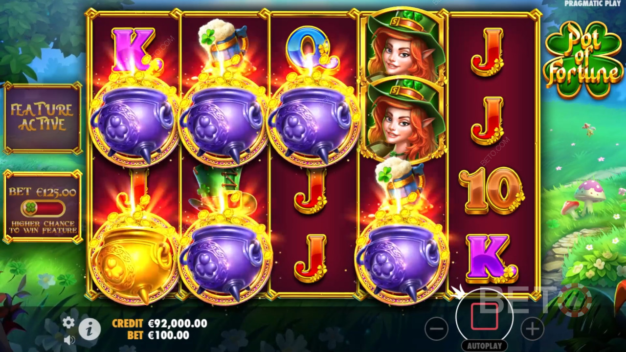 รีวิว Pot of Fortune โดย BETO Slots