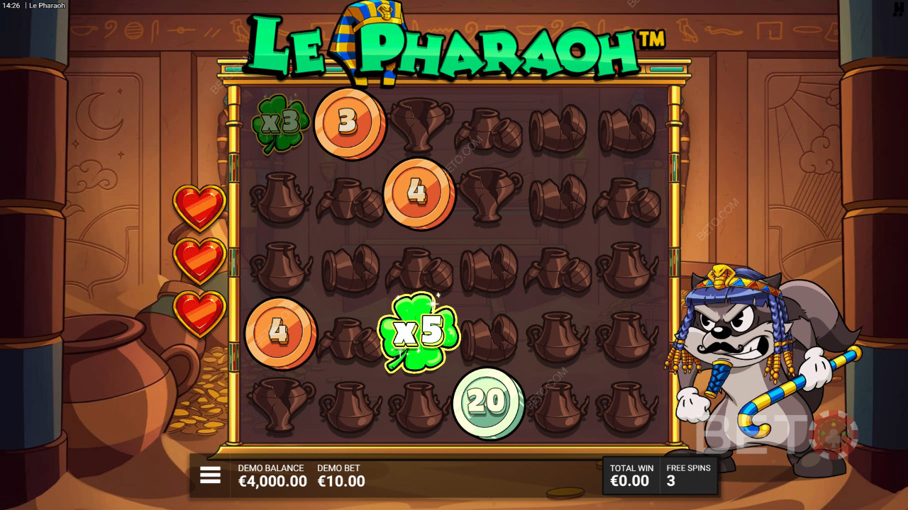 วิธีเล่น Le Pharaoh ของ Hacksaw Gaming