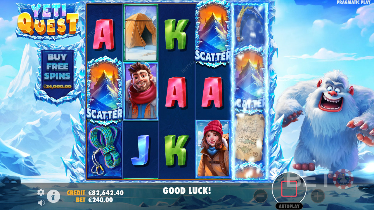 รีวิว Yeti Quest โดย BETO Slots