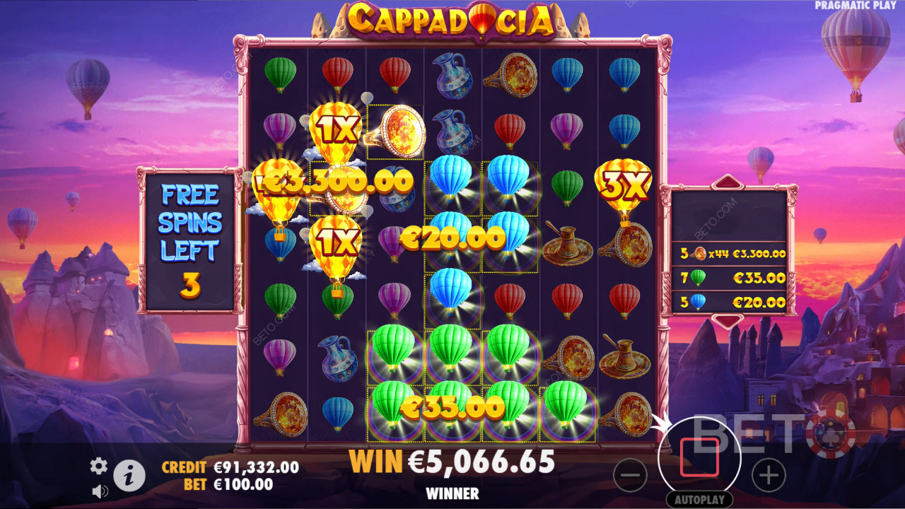 Cappadocia (Pragmatic Play) เล่นฟรี