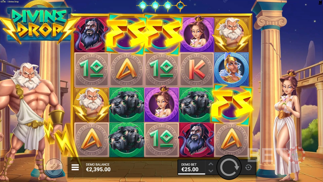 รีวิว Divine Drop โดย BETO Slots