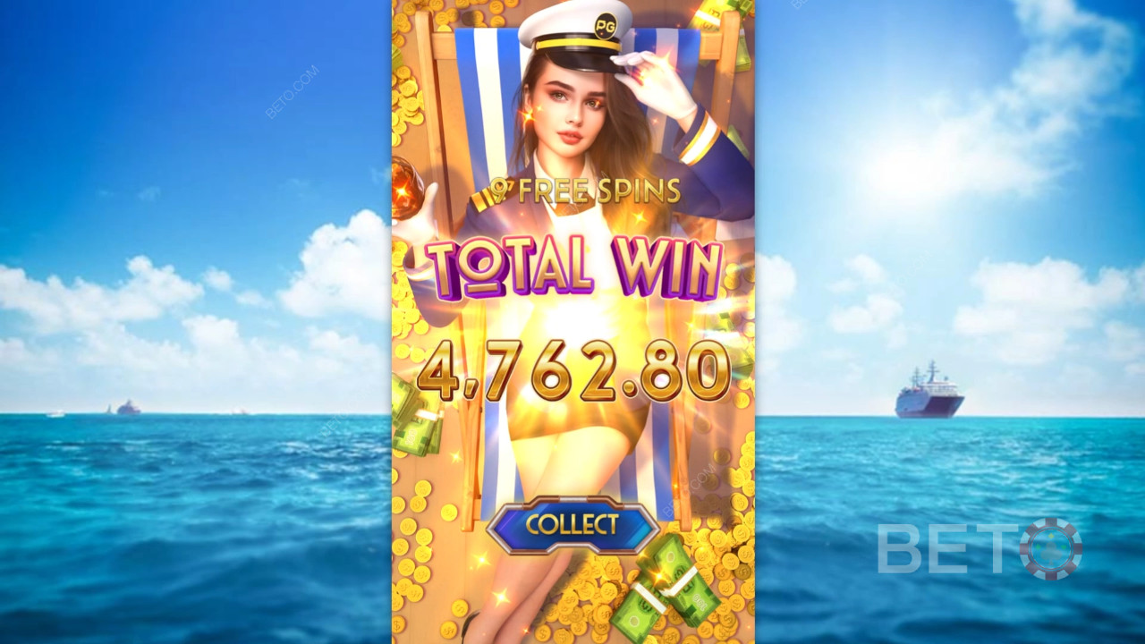 รับรางวัล 2,500 เท่าของเดิมพันของคุณในสล็อตออนไลน์ Cruise Royale!