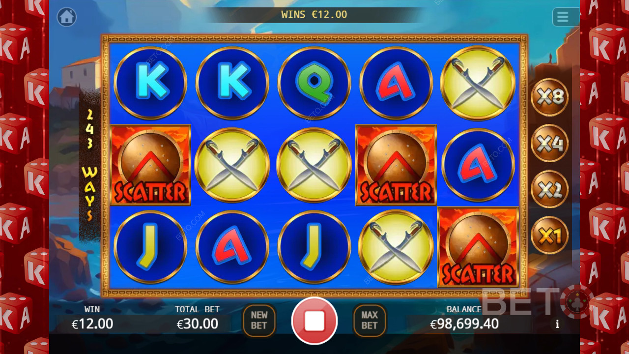 รีวิว Spartan โดย BETO Slots
