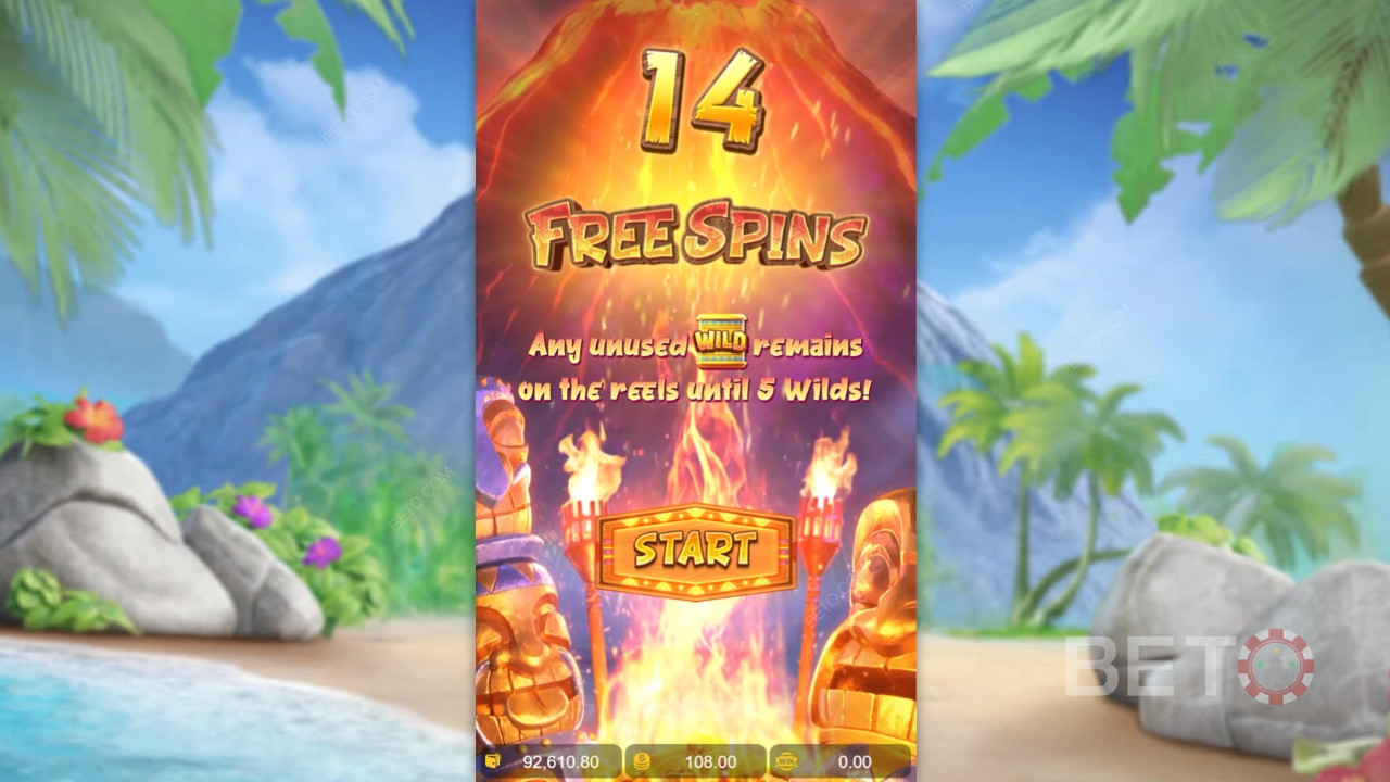 ชนะ 2,500 เท่าของเงินเดิมพันของคุณในสล็อตออนไลน์ Hawaiian Tiki!