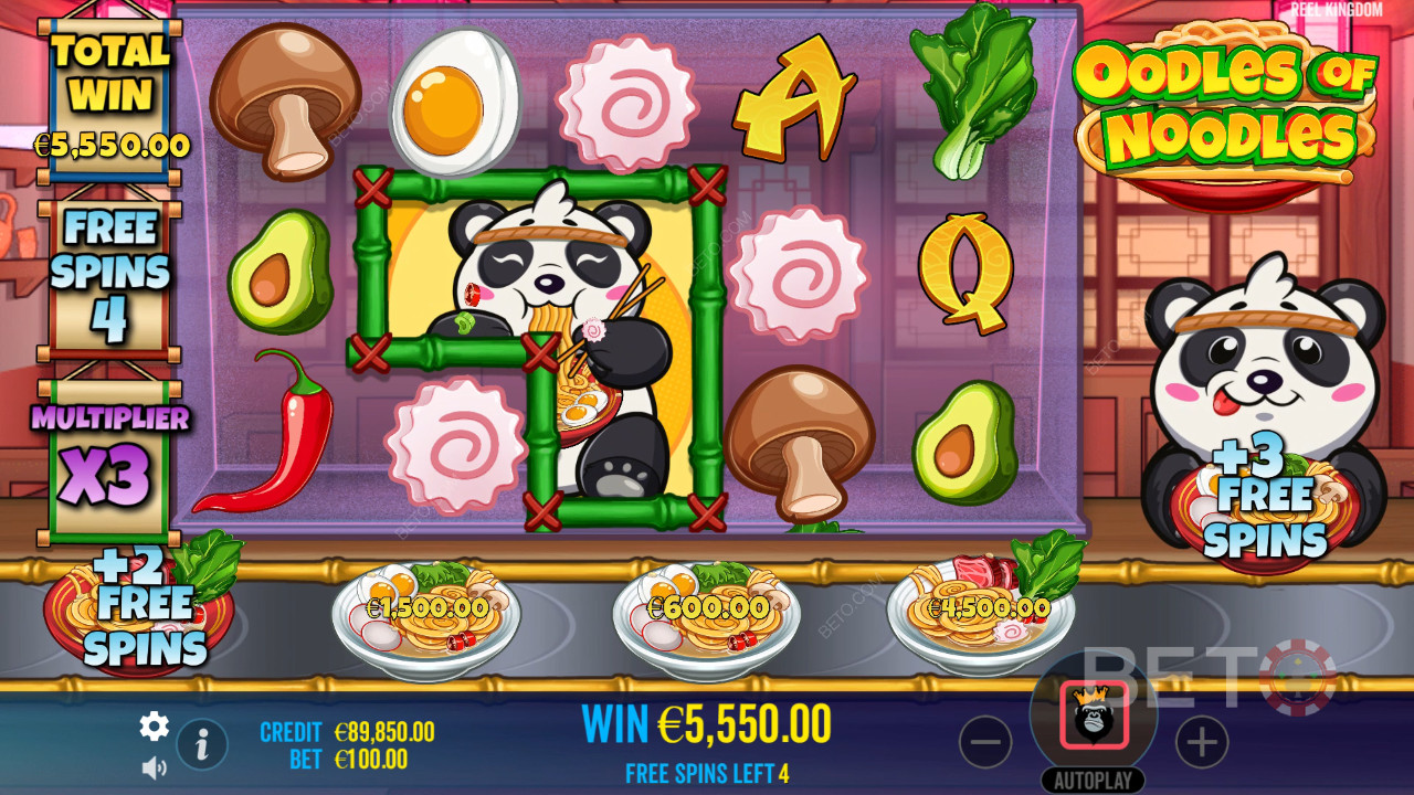 รีวิว Oodles of Noodles โดย BETO Slots
