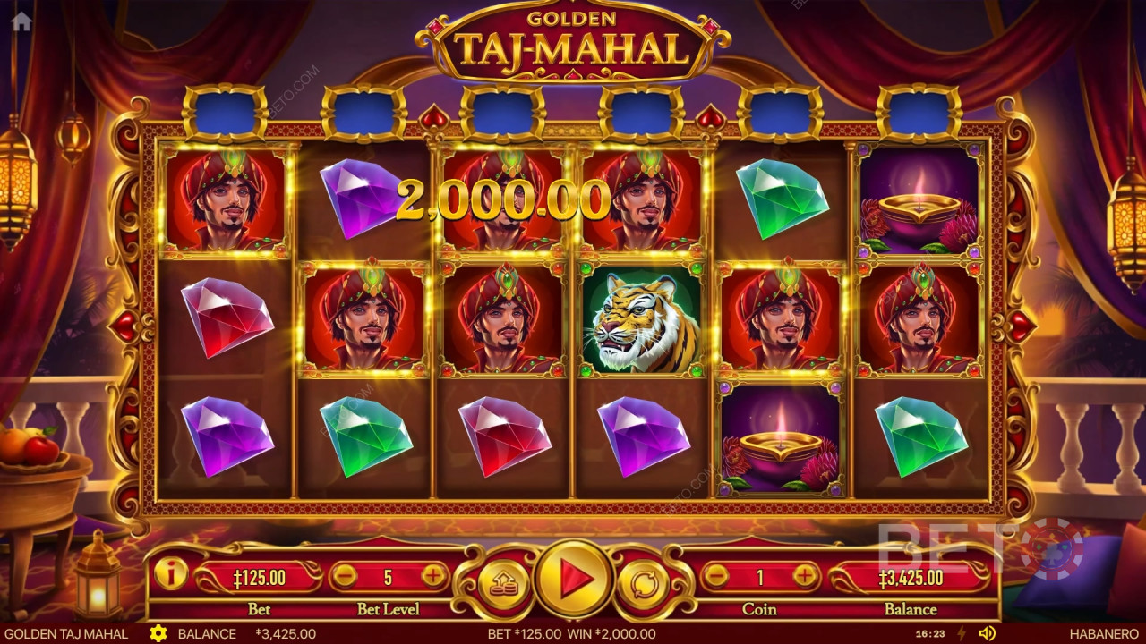 รีวิวทัชมาฮาลสีทองจาก BETO Slots