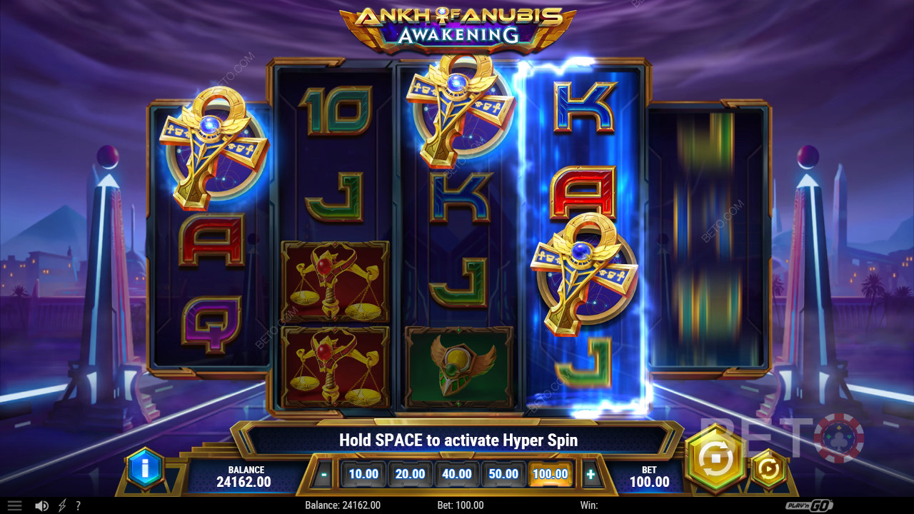 รีวิว Ankh of Anubis Awakening โดย BETO Slots