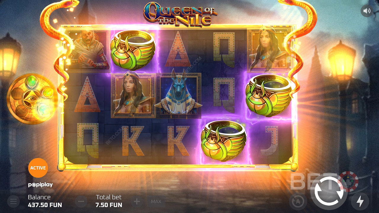 รีวิว Queen of the Nile โดย BETO Slots