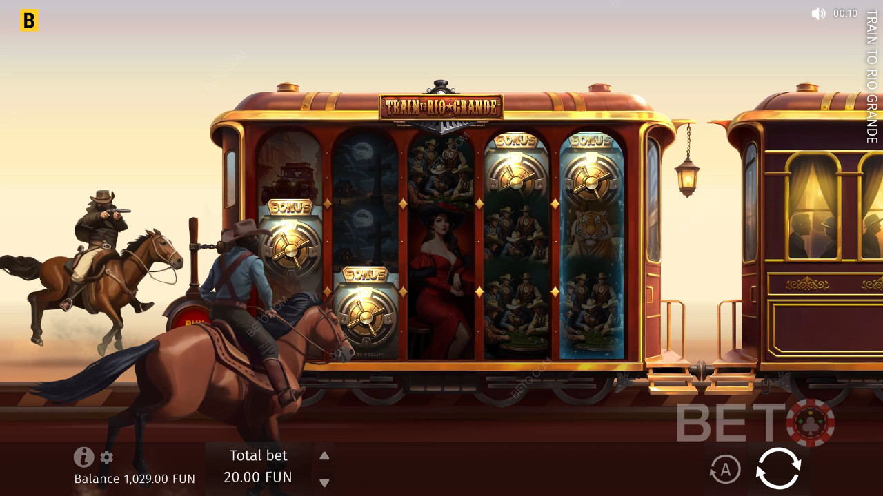 รีวิว Train To Rio Grande โดย BETO Slots