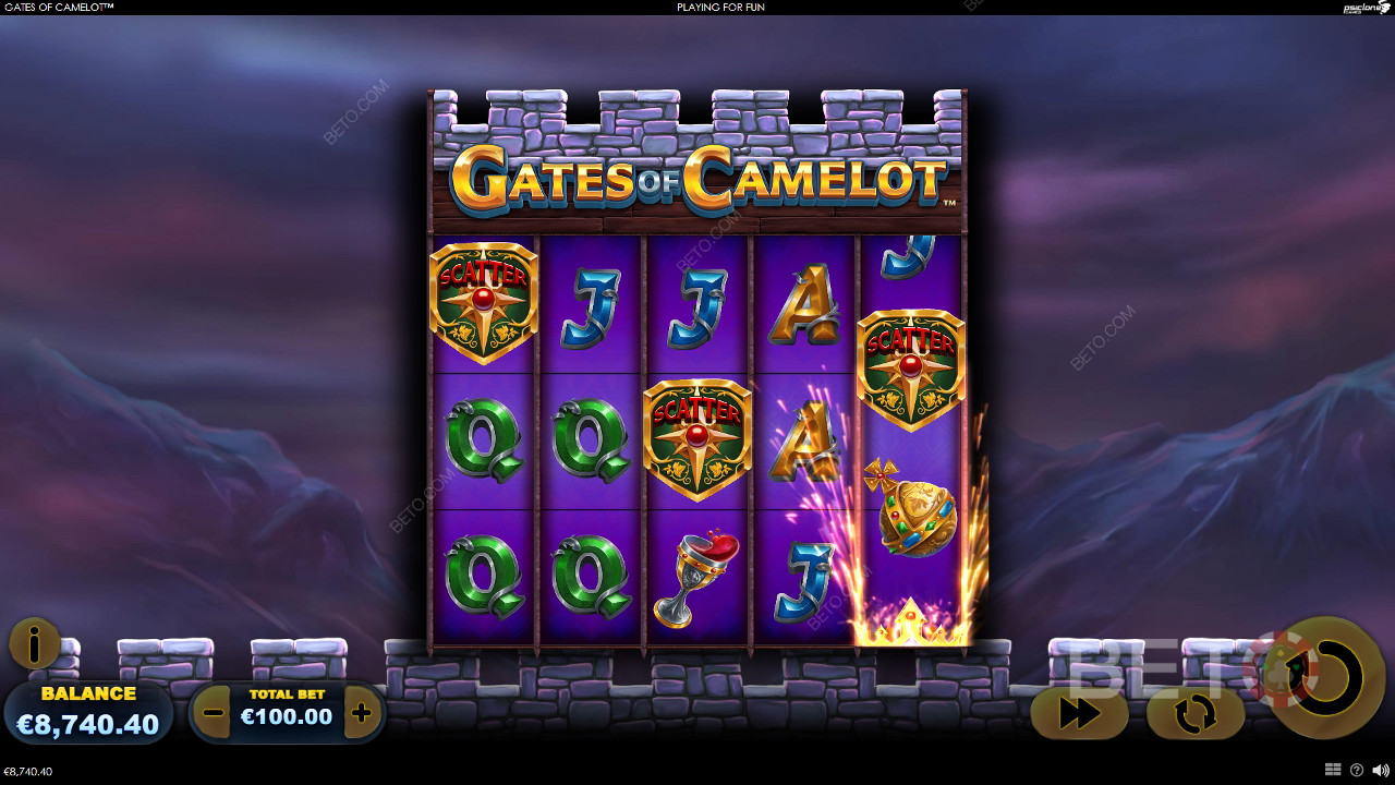 รีวิว Gates of Camelot โดย BETO Slots