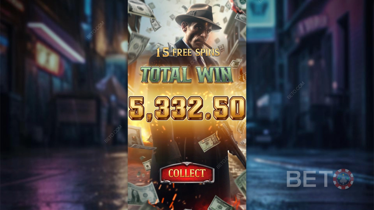 รับรางวัล 10,000 เท่าของเดิมพันของคุณในสล็อตออนไลน์ Mafia Mayhem!