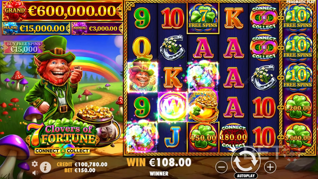 รีวิวเกม 7 Clovers of Fortune จาก BETO Slots
