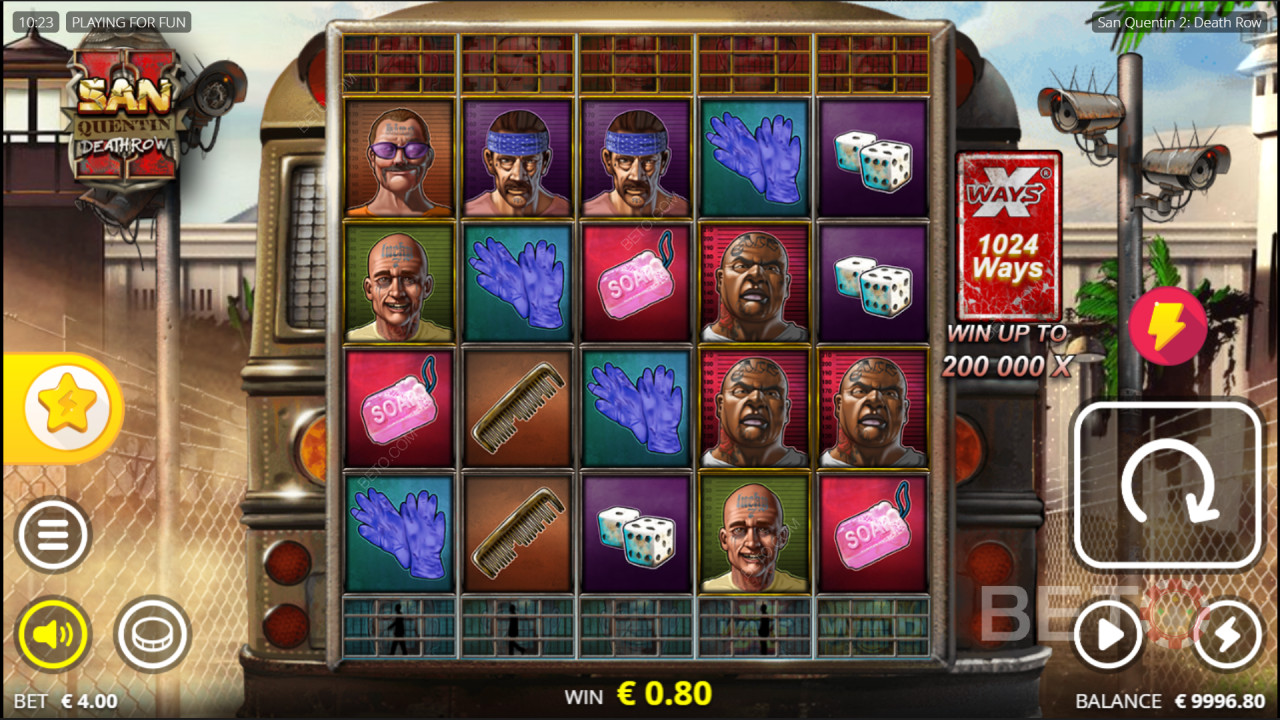 วิธีเล่นเกม San Quentin 2 ของ Nolimit City