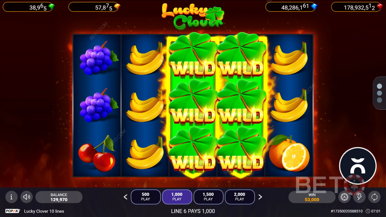 รีวิว Lucky Clover โดย BETO Slots