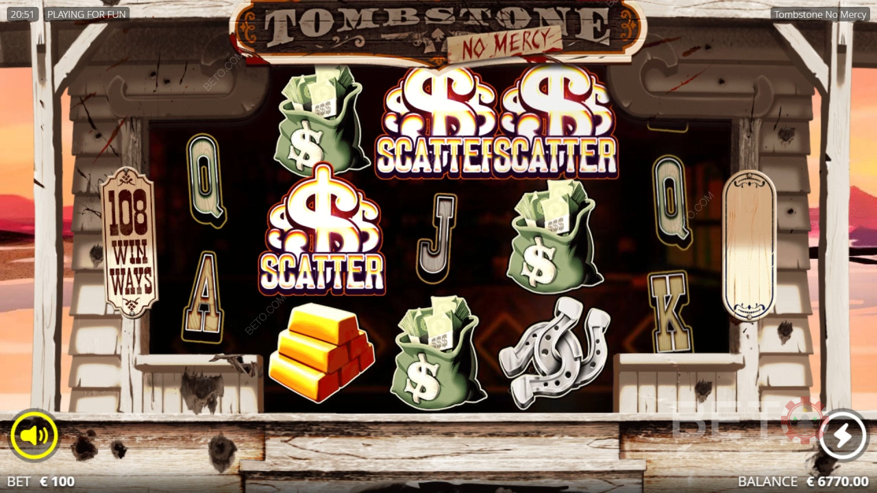 รีวิว Tombstone No Mercy โดย BETO Slots