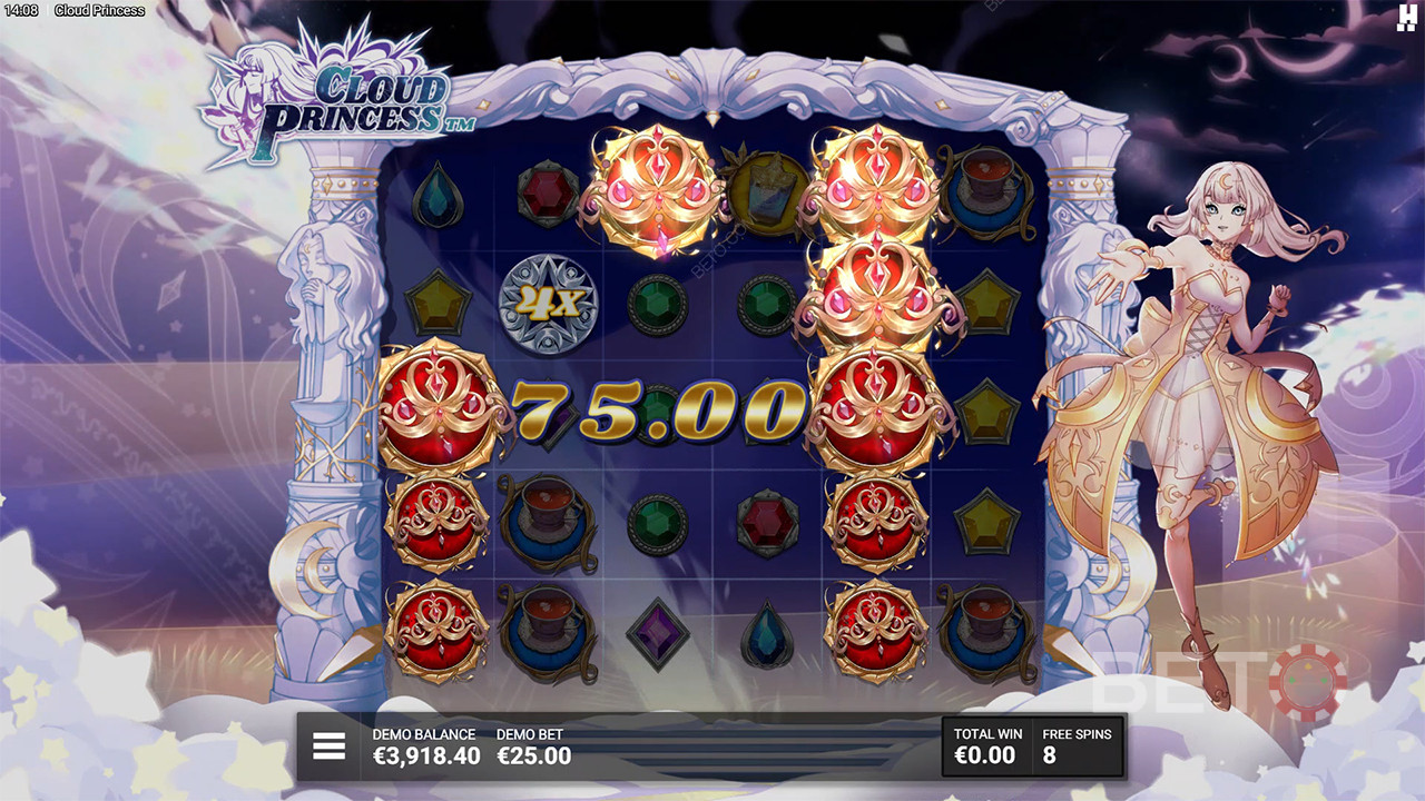 รีวิว Cloud Princess โดย BETO Slots