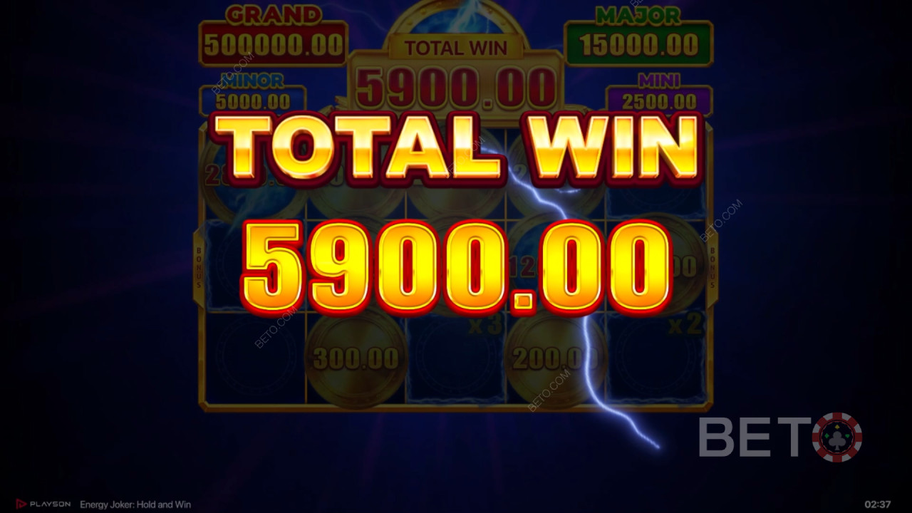 ชนะ 5,000 เท่าของการเดิมพันของคุณในสล็อตออนไลน์ Energy Joker!