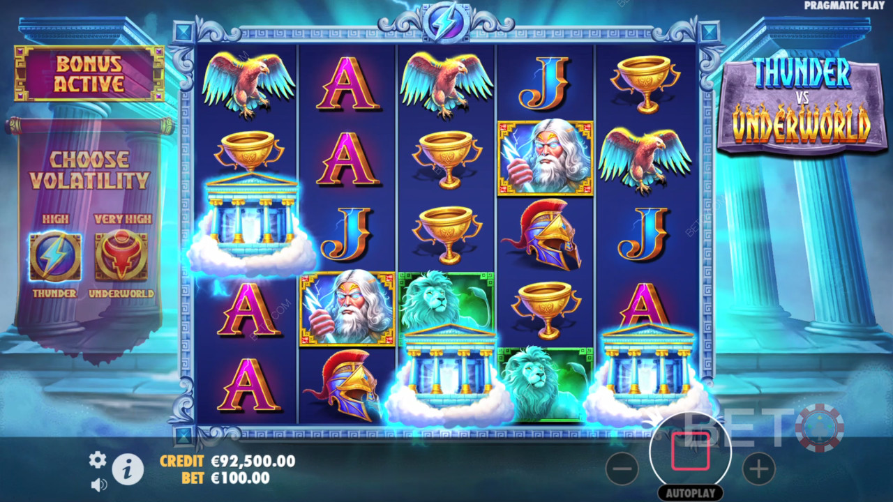 รีวิว Thunder vs Underworld โดย BETO Slots