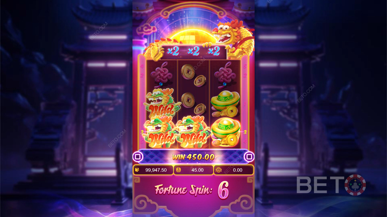 รับรางวัล 2,500 เท่าของเงินเดิมพันของคุณในสล็อต Fortune Dragon!