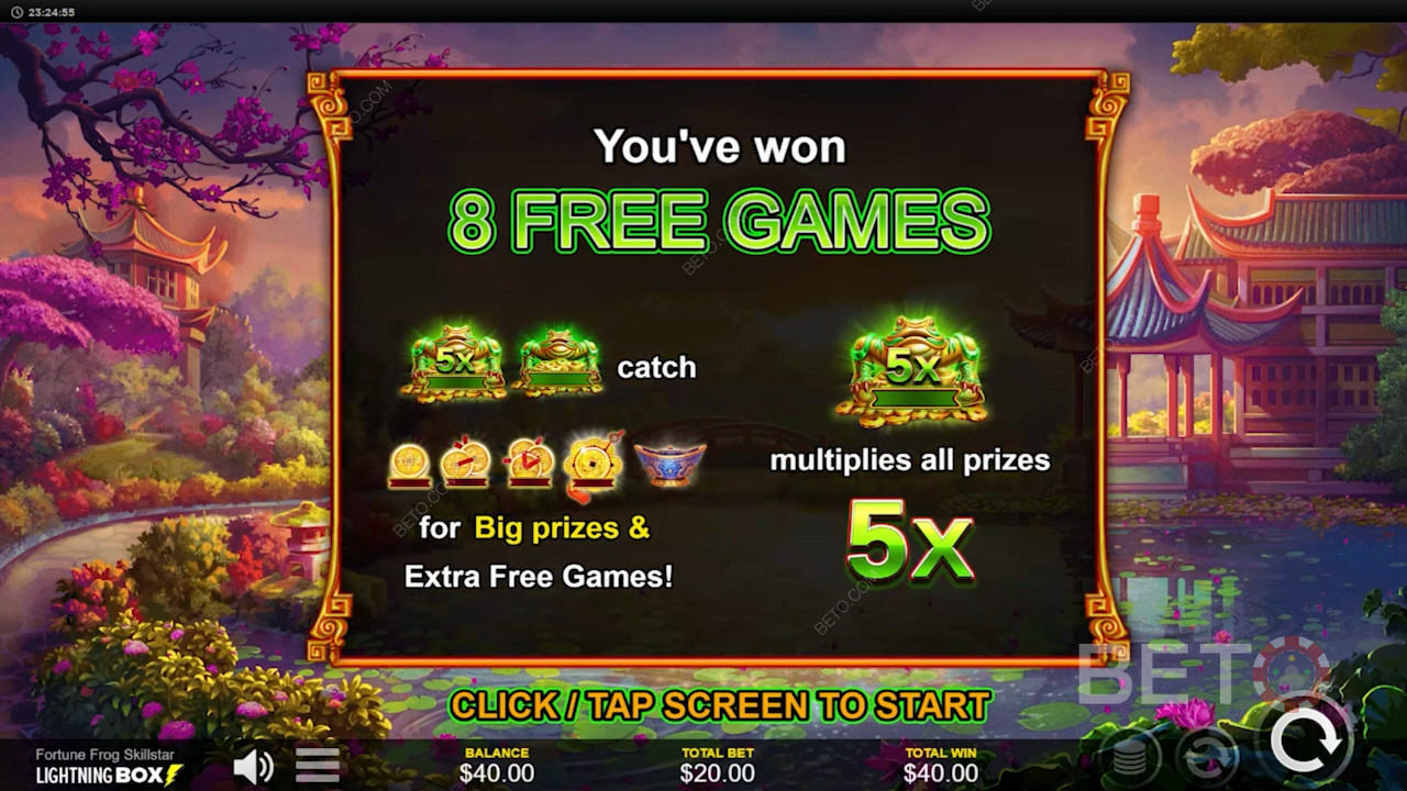 รับรางวัลใหญ่กับเกมสล็อต Fortune Frog Skillstar - ชนะสูงสุด 4,672x คุ้มค่ากับการเดิมพันของคุณ