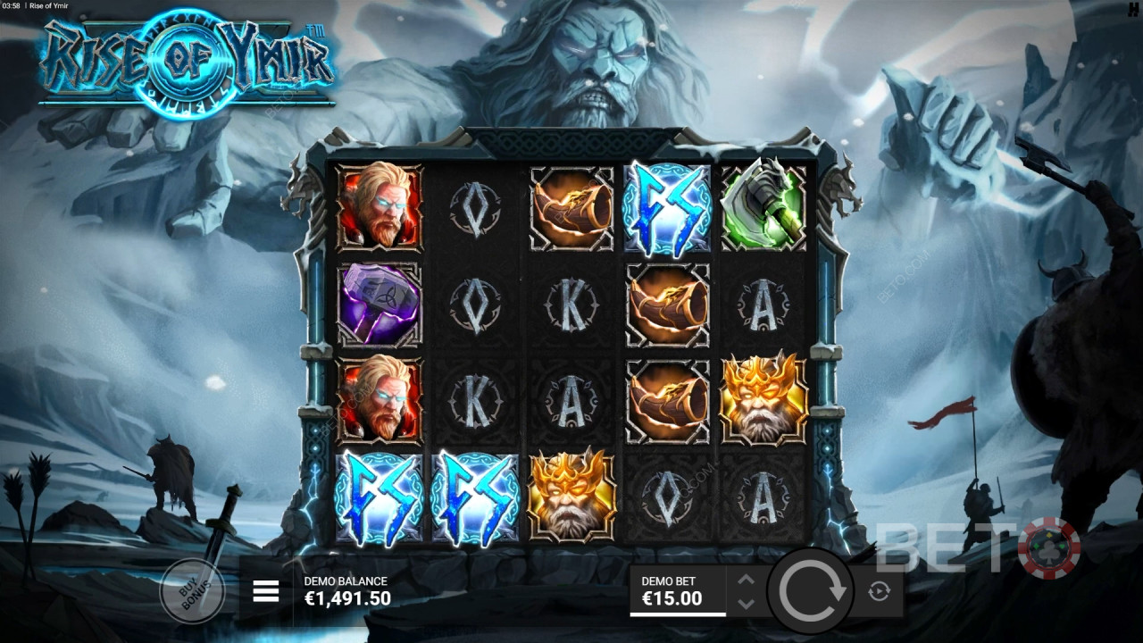 รีวิว Rise of Ymir โดย BETO Slots