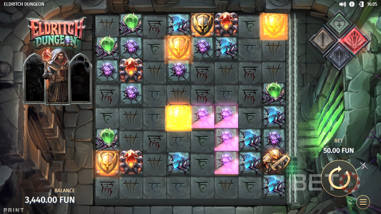 รีวิว Eldritch Dungeon โดย BETO Slots