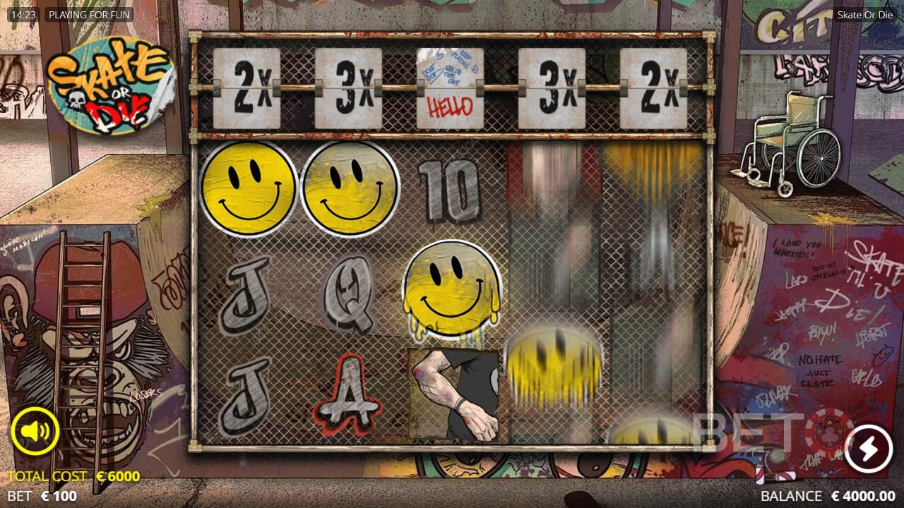 รีวิว Skate or Die โดย BETO Slots