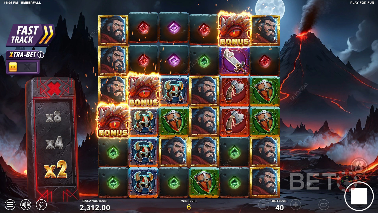 รีวิว Emberfall โดย BETO Slots