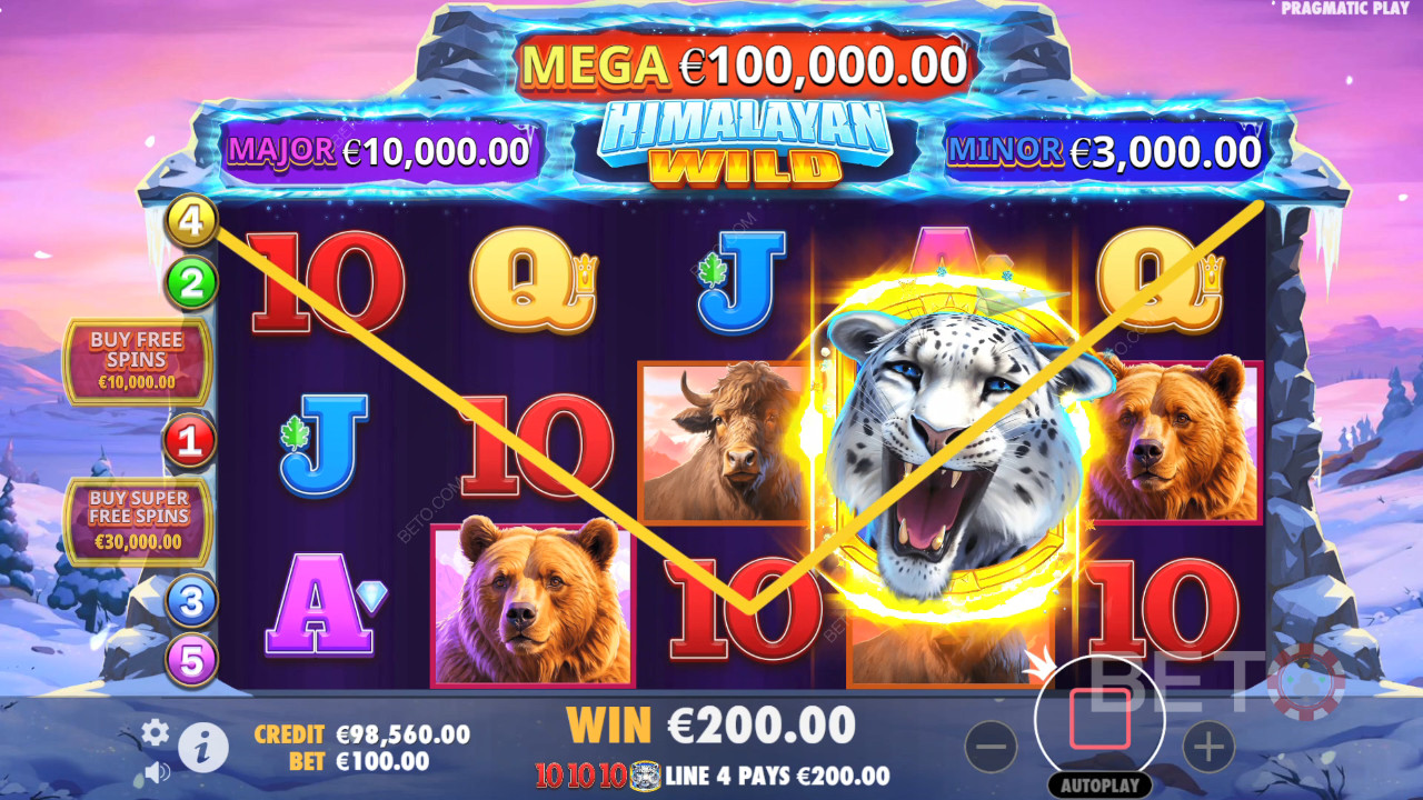 รีวิว Himalayan Wild โดย BETO Slots
