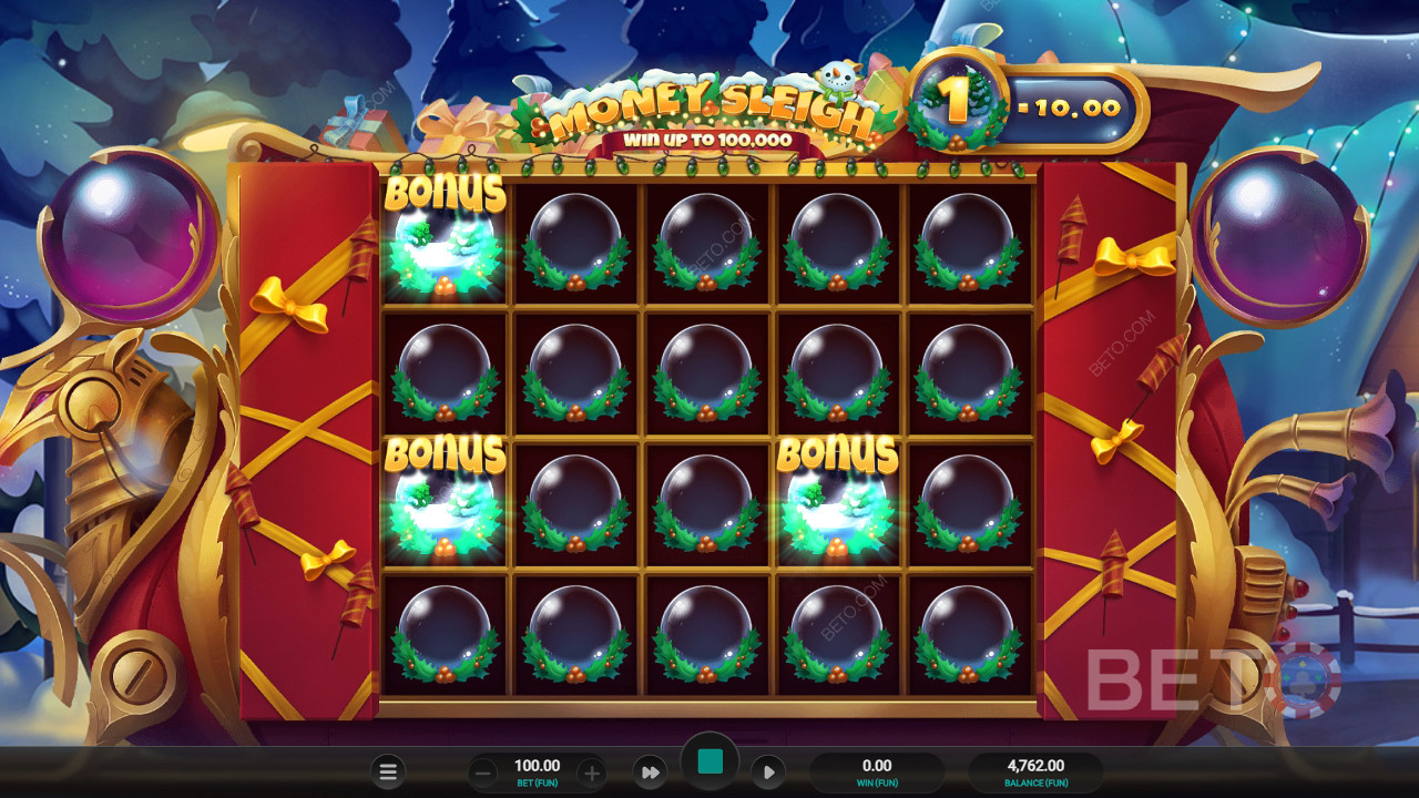 รีวิว Money Sleigh โดย BETO Slots