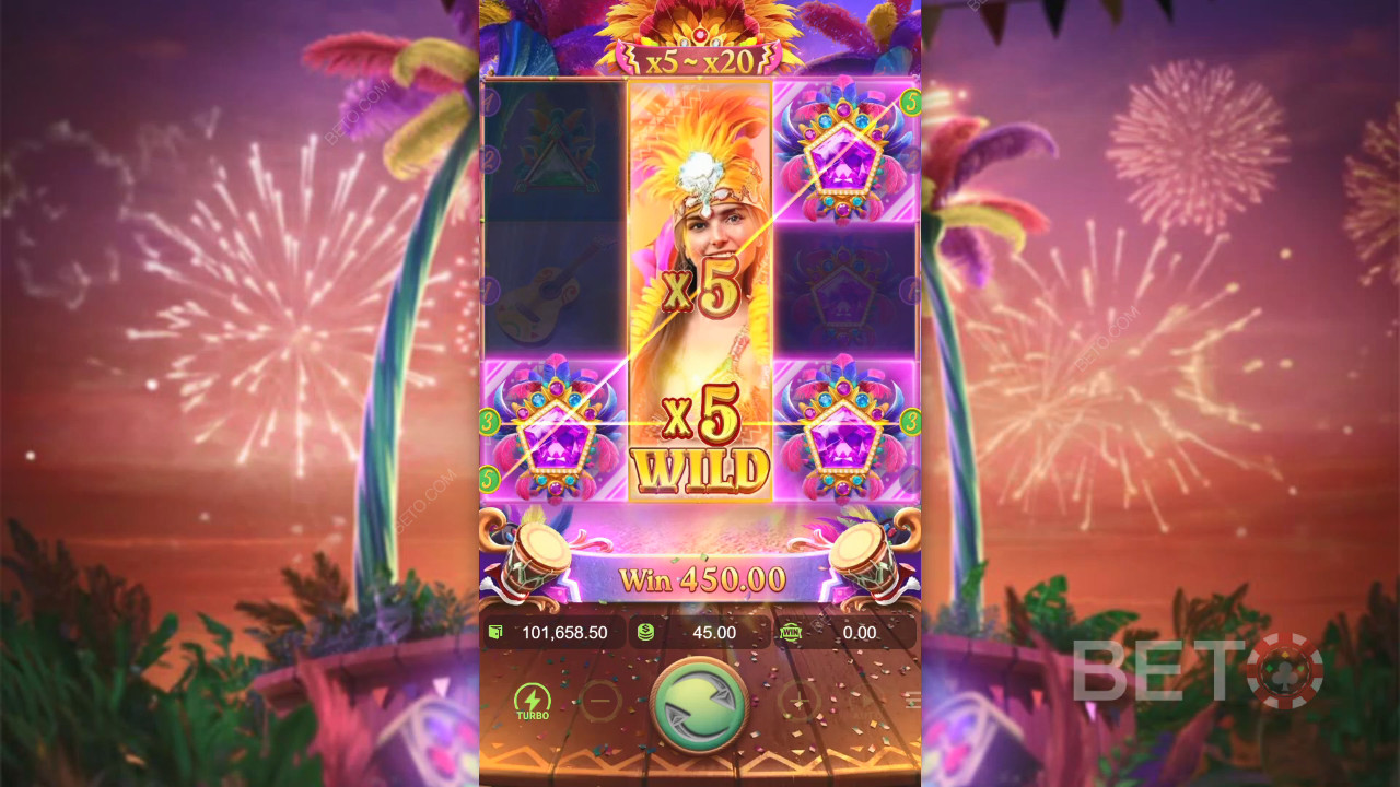 รีวิว Rio Fantasia โดย BETO Slots