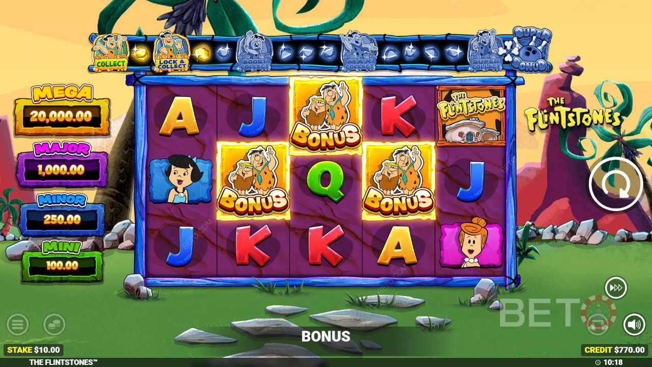 รีวิว The Flintstones โดย BETO Slots