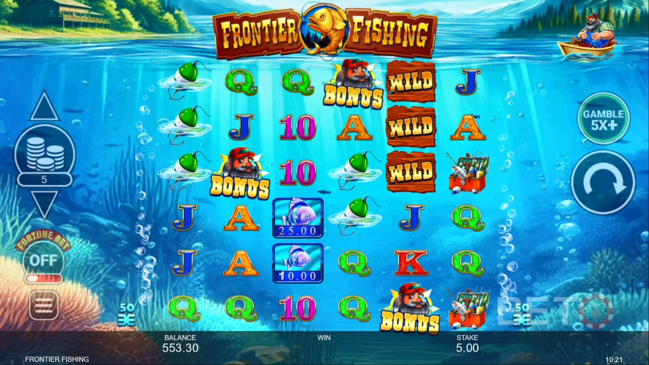รีวิว Frontier Fishing โดย BETO Slots